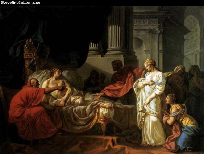 Jacques-Louis  David Antiochus and Stratonica